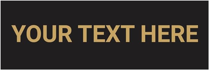 Basic Custom Personalizable Wall or Door Sign | Your Custom Message | Enter by SignsByLITA
