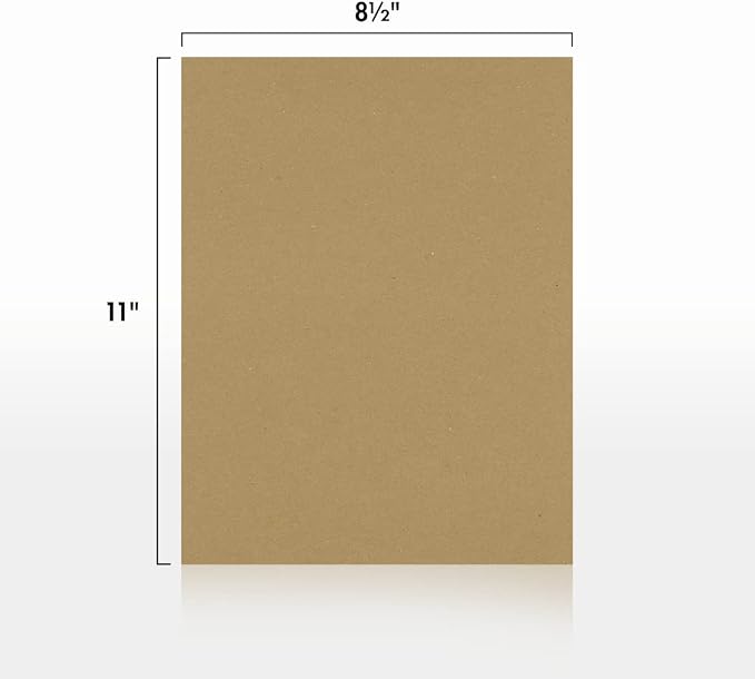 LUXPaper 8.5" x 11" Paper | Letter Size | Grocery Bag Brown | 70lb. Text | 250 - Image 2