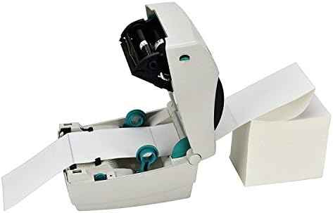 Immuson 4 x 6 Direct Thermal Shipping Labels with Perforations, Pack of 500 Thermal Labels, Permanent Adhesive, White Mailing Fanfold Label for Thermal Printer