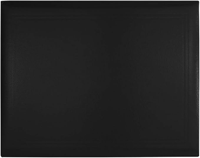 GraduationMall 8.5"x11" Smooth Padded Diploma Cover Certificate Holder Black - Image 2