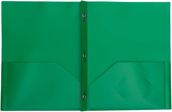JAM PAPER Plastic Color POP Folders - Image 2