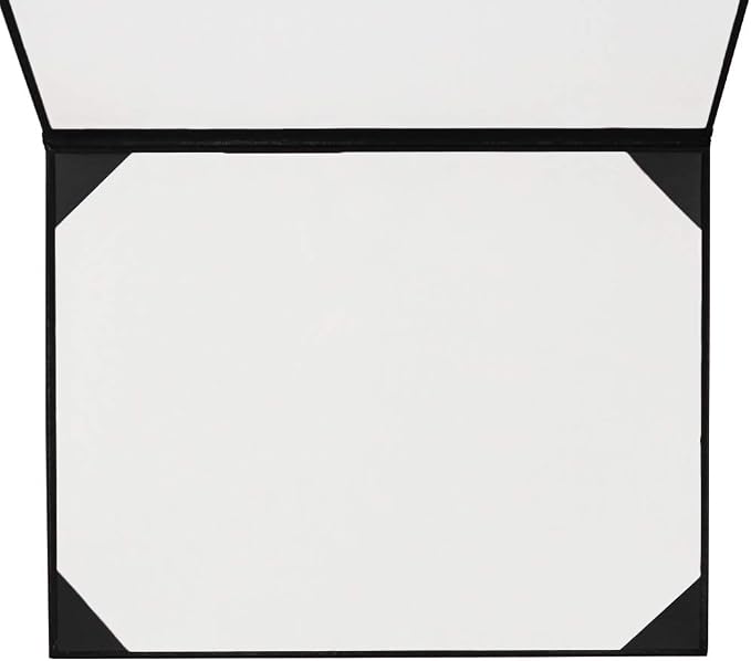 GraduationMall 8.5"x11" Smooth Padded Diploma Cover Certificate Holder Black - Image 4