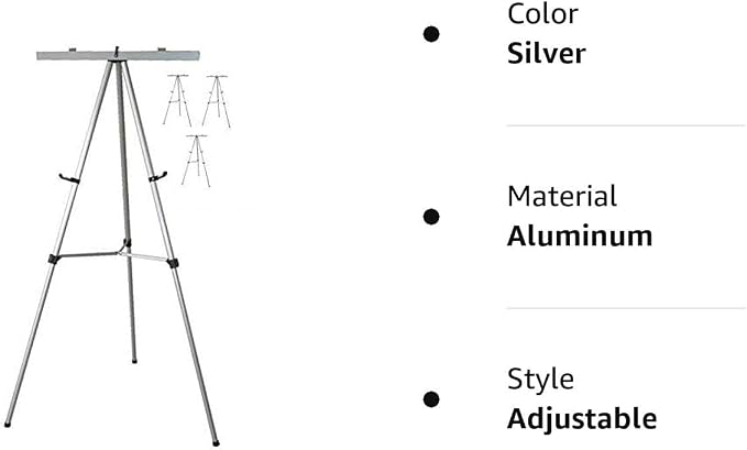 Lightweight Aluminum Flip-Chart Presentation Easel - Image 8