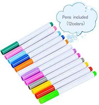Reusable 20 Pcs Mini Chalkboard Signs with Easel Stand for Food Labels, Weddings, Birthday Parties, Message Board Signs and Event Decorations,Include 12 Colors Water-Based Chalks