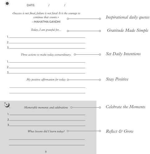 Gratitude Journal for Women & Men – 300 Seconds Journal with Prompts for Mindfulness, Self Care & Positive Thinking, Daily Reflection, Light Green Linen Cover