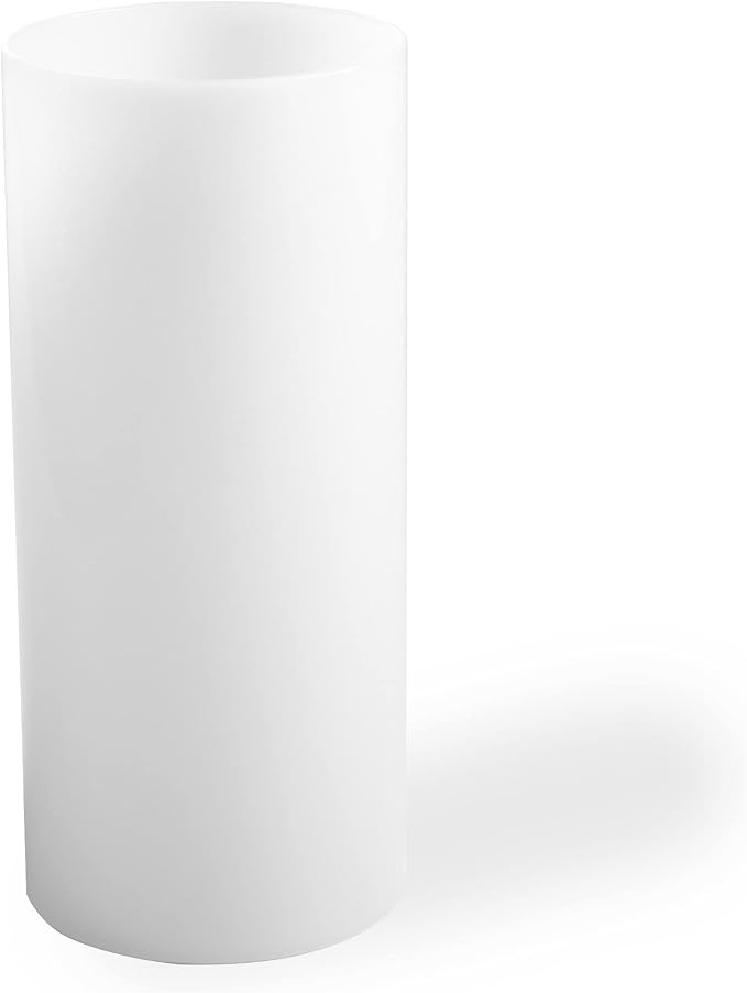 Sunwo Glass Shade Straight Cylinder Glass Lamp Shade Replacement - Image 2