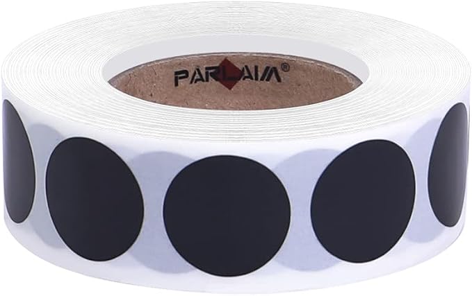 PARLAIM 3/4 Inch Round Permanent Adhesive Color-Code Dot Stickers, 1000 - Image 2