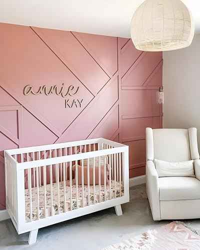 Personalized Name Sign for Nursery - Custom Wooden Name Signs for Kids Room, Personalized Nursery Name Sign - Perfect Baby Room Decor, Wall Name Decoration & Wedding signs, Family Name Signs