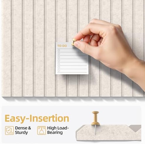 Large Cork Board for Walls 12 Pack Bulletin Board with 60 Adhesive Tabs