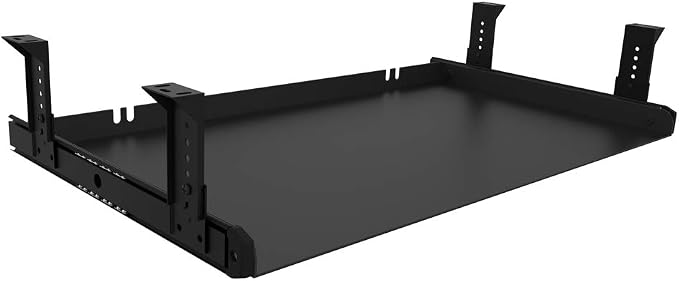 FRMSAET Under Desk Keyboard Tray Heavy-Duty All-Metal Material 20/24/30 inches by FRMSAET