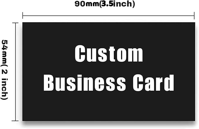 500Pcs Custom Business Cards Add Photo/Text/LOGO Personalized Business Cardsfor - Image 2