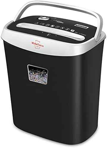VidaTeco 10-Sheet Paper Shredder for Home Office, US Patented Cutting