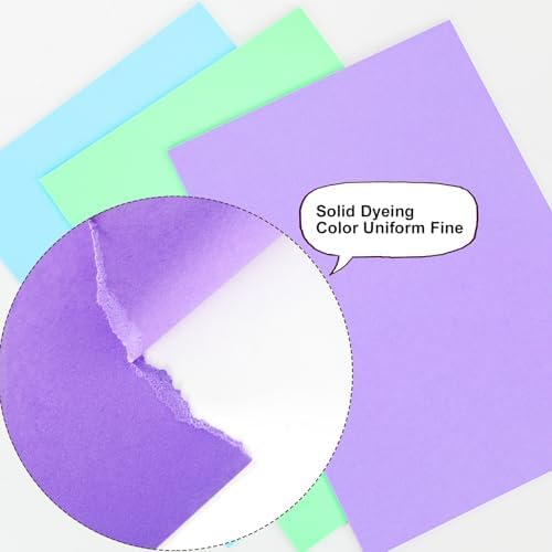 Construction Paper, 40 Sheets 8.5 x 11 Inches, 180GSM Green Card Stock - Image 5