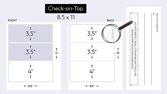 Compuchecks Check on Top Blank Check Paper - Image 3