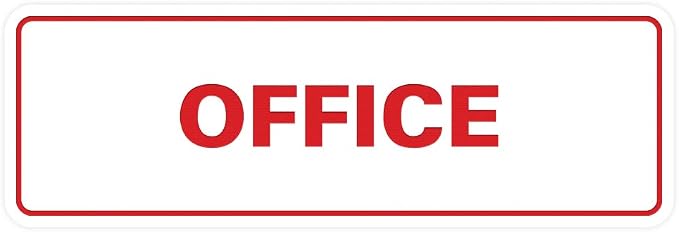 Signs ByLITA Standard Office Sign by SignsByLITA