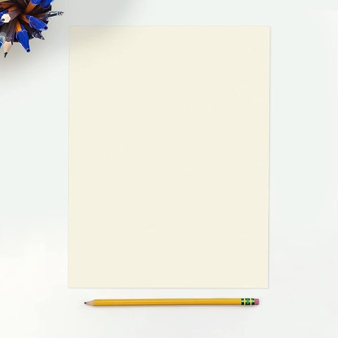LUXPaper 8.5" x 11" Cardstock | Letter Size | Natural | 80lb. Cover | 50 Qty - Image 3