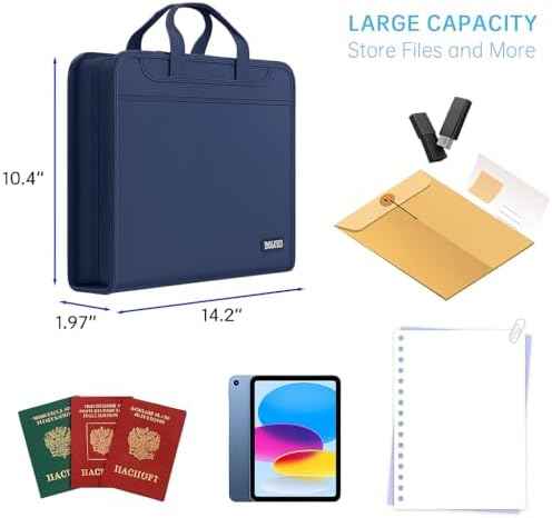 Fireproof & Waterproof Accordion File Organizer – Fireproof File