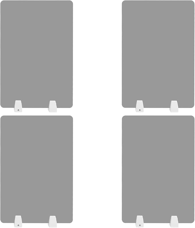 4PCS Desk Dividers Office Partitions, Privacy Desk Panel Protective, Acrylic - Image 4