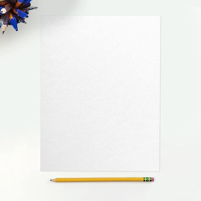 LUXPaper 8.5" x 11" Cardstock | Letter Size | Crystal Metallic | 105lb. Cover | - Image 3