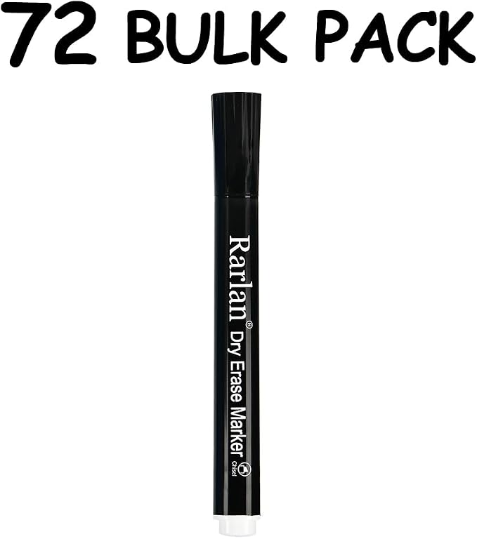 Rarlan Dry Erase Markers Bulk, Chisel Tip - Image 3