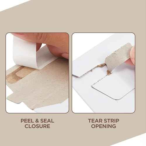 50 Pack 9.5 x 12.5 Inches Rigid Mailers – Self Adhesive Cardboard Envelopes