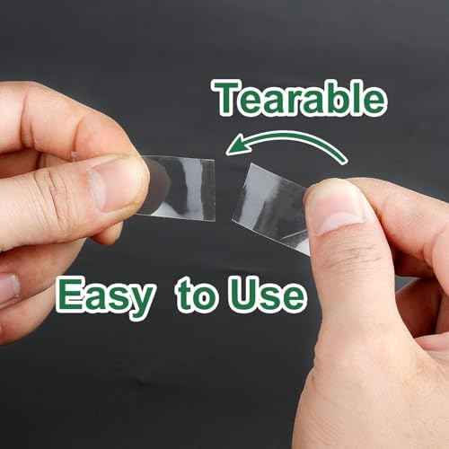 JACMD 12 Rolls Clear Transparent Tape Refills, 3/4 x 1000 inches, All-Purpose Glossy Tape for Office, Home, School, Packaging, and Gift Wrapping