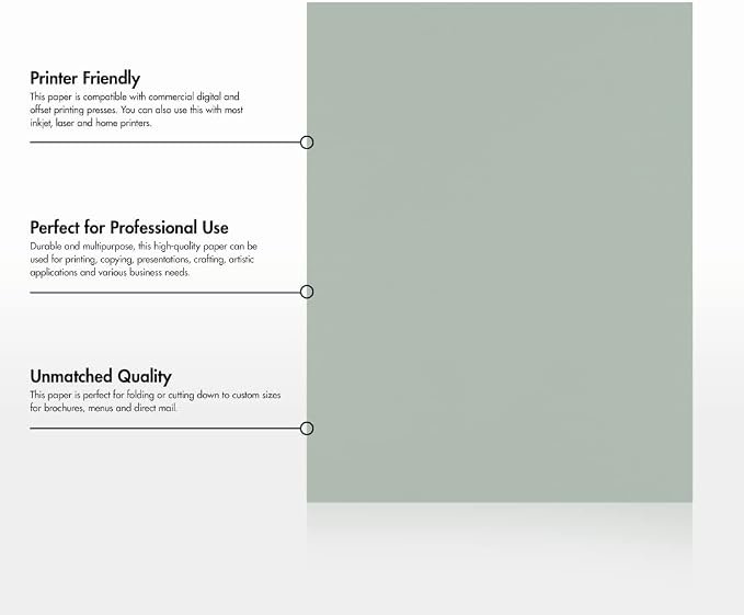 LUXPaper 8.5" x 11" Paper | Letter Size | Slate Gray | 70lb. Text | 50 Qty - Image 8