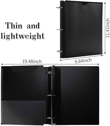 360° Pivotable 3 Ring Binder, Upgraded Foldable Binders 1 inch 6 Pack, Thin Small Three Ring Binder Fits 8.5" x 11", for Home, School and Office Binders Supplies - 6 Assorted Color