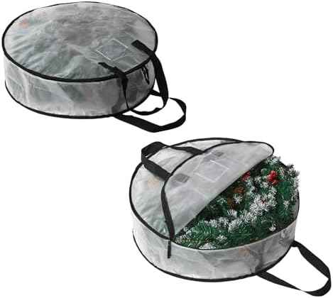 2 Pack Wreath Storage Bag, Summer, Christmas Decoration Garland