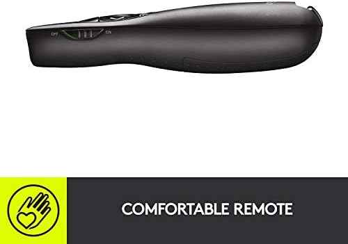 Logitech Wireless Presenter R400 USB A PowerPoint Clicker with Laser