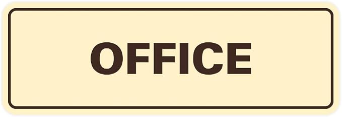 Signs ByLITA Standard Office Sign by SignsByLITA