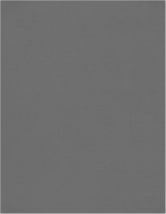 LUXPaper 8.5" x 11" Cardstock | Letter Size | Sterling Gray Linen | 100lb. by LUXPaper