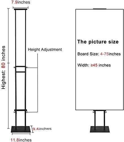 GUOHONG Poster Stand for Display, Adjustable Floor Standing Sign Holder