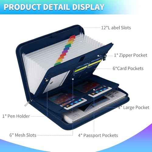 Fireproof & Waterproof Accordion File Organizer – Fireproof File