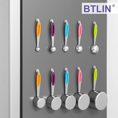 BTLIN Mini Magnetic Hooks, Strong Neodymium Magnet with Small Hook