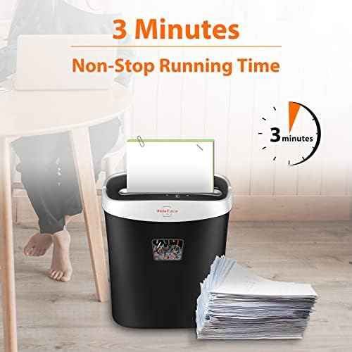 VidaTeco 10-Sheet Paper Shredder for Home Office, US Patented Cutting