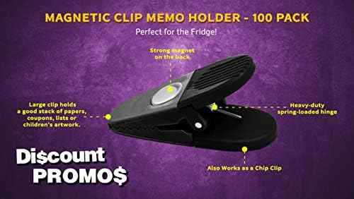 Custom Magnetic Memo Holders Set of 10/50/100 by DISCOUNT PROMOS