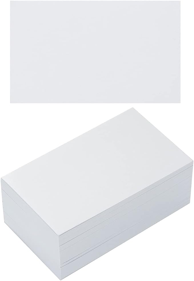 50 Sheets Blank Cardstock Paper 250 GSM Thick Heavy Cards Stock by Topeen