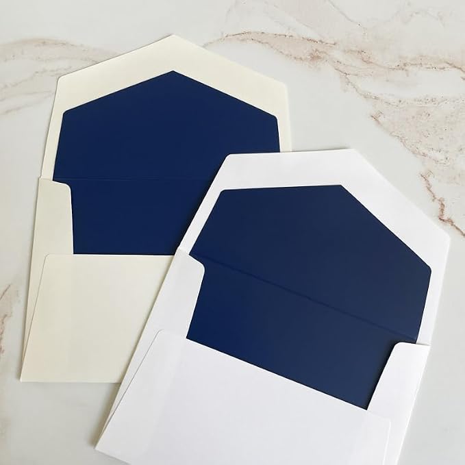 Classic Monogrammed Name Folded Notes – Raised Ink Personalized Stationery Set - Image 4