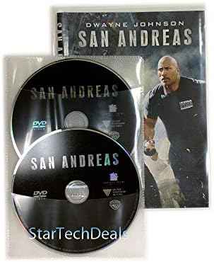 100 Clear CPP Movie Plastic Sleeves + 2 Disc Non-Woven Sleeves by StarTechDeals (Limited Edition)