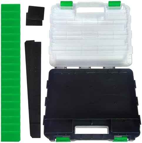 Tools Organizer Box Small Parts Storage Box 50-Compartment Double Side