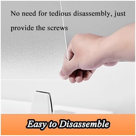 Frosted Acrylic Privacy Panel for Free Standing Desk - Image 3