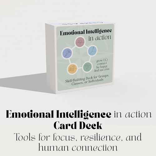 Emotional Intelligence in Action Deck – EQ Skill Cards for Self-Awareness, Stress Management & Communication | Workplace, Leadership, Therapy & SEL Tool for Teams and Relationships