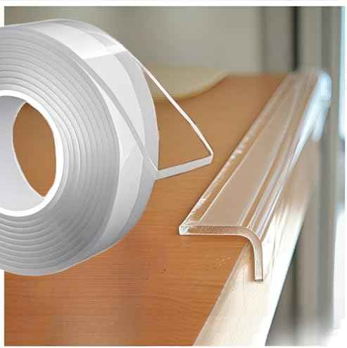 Clear Self Adhesive Edge,1.18in Width x118.2in Length,(3cmx3m)
