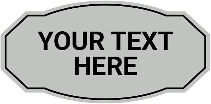 Custom Victorian Wall or Door Sign – Personalized Plastic Sign - Image 6