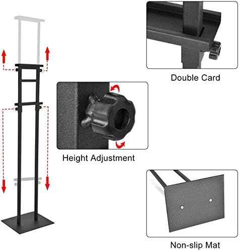 GUOHONG Poster Stand for Display, Adjustable Floor Standing Sign Holder