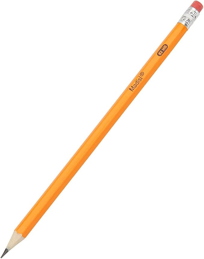 Madisi Wood-Cased #2 HB Pencils, Pre-sharpened, Bulk Pack, 320 pencils - Image 3