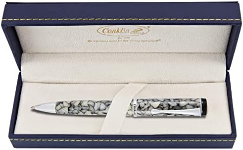 Conklin Duragraph Ballpoint Pen - Cracked Ice, with Fine Tip (CK71315)
