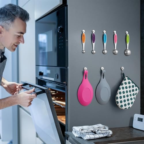 BTLIN Mini Magnetic Hooks, Strong Neodymium Magnet with Small Hook