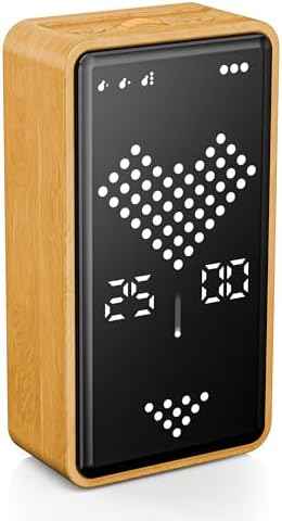 Visual Timer, Rechargeable Digital Hourglass Timer with LED Display